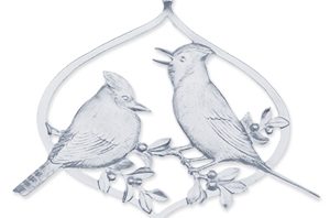 Amos Pewter Ornament - Blue Jays