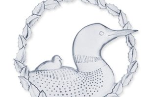 Amos Pewter Ornament - Loons
