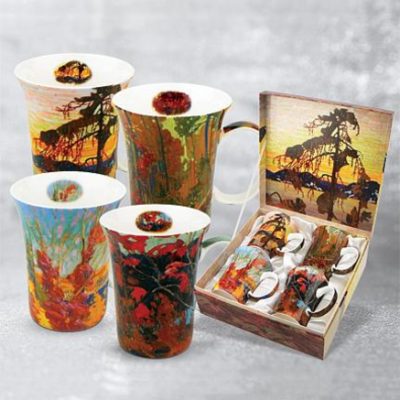 Set of 4-Tom Thompson Mugs