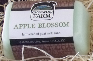 Crosswind Farm-Goat's milk soap (Apple Blossom)