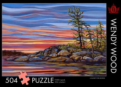 504 pc Puzzle - Sunset for George By Wendy Wood