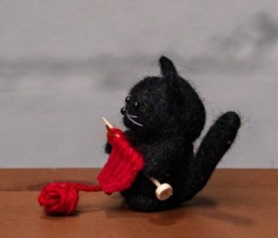 DIY Felt knitting kitty - Image 2