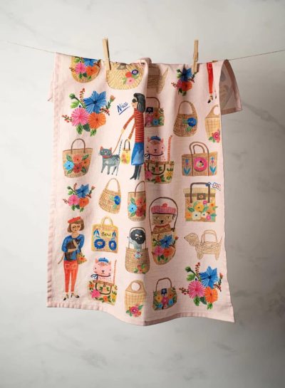 Carolyn Gavin Tea Towel - Ooh La La Cats!