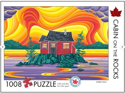 1008 pc Puzzle - Cabin By Robbie Craig