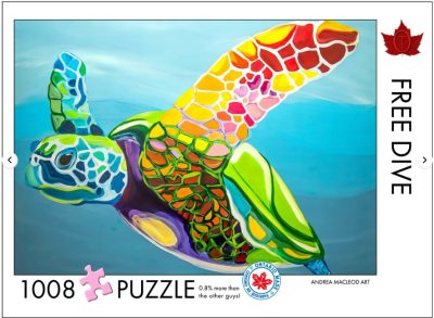 1008 pc Puzzle - Free Dive By Andrea Macleod