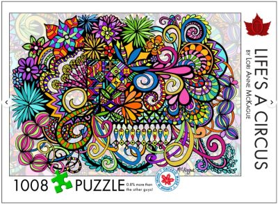 1008 pc Puzzle - Life's a Circus By Lori Anne Mckague