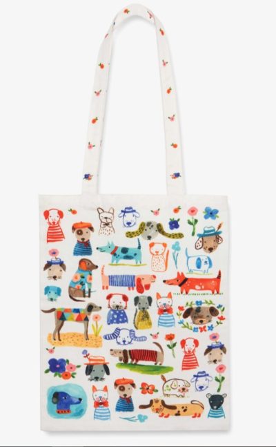 Carolyn Gavin Tote Bag - Painted Dogs