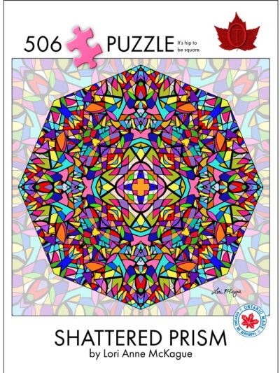 506 pc Puzzle - Shattered Prism By Lori Anne McKague (Square)