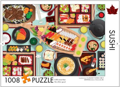 1008 pc Puzzle - "Sushi" By "IKIWISI"